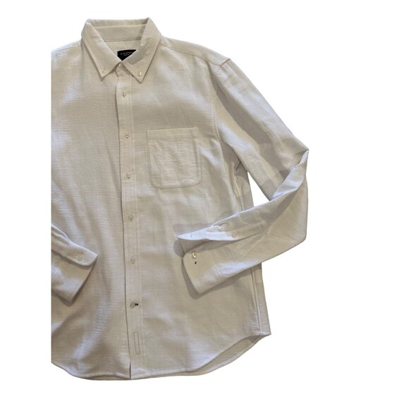 CLUB MONACO Men's Slim Fit White Button Down Shirt Size M NEW - Picture 3 of 4